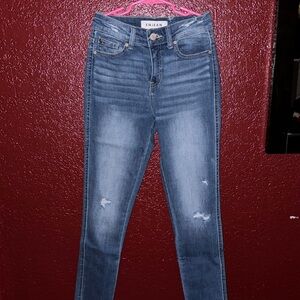 Medium Wash Blue Skinny Jeans